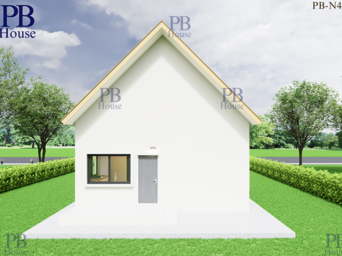 บ้านชั้นเดียวสไตล์นอร์ดิก รับสร้างบ้านระยอง รหัส PB-N4